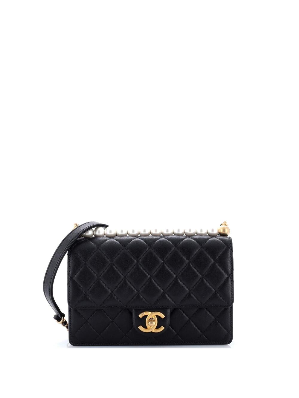 Chanel Chic Pearls Flap Bag Quilted #376815C45B